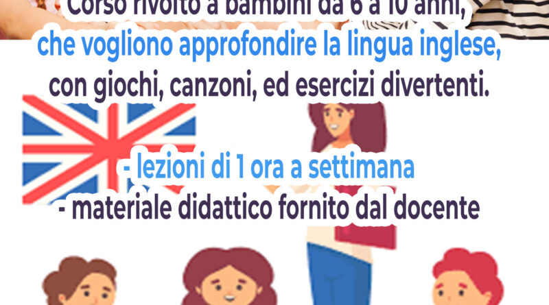 kairos-corso-inglese-junior - 6, 10 anni